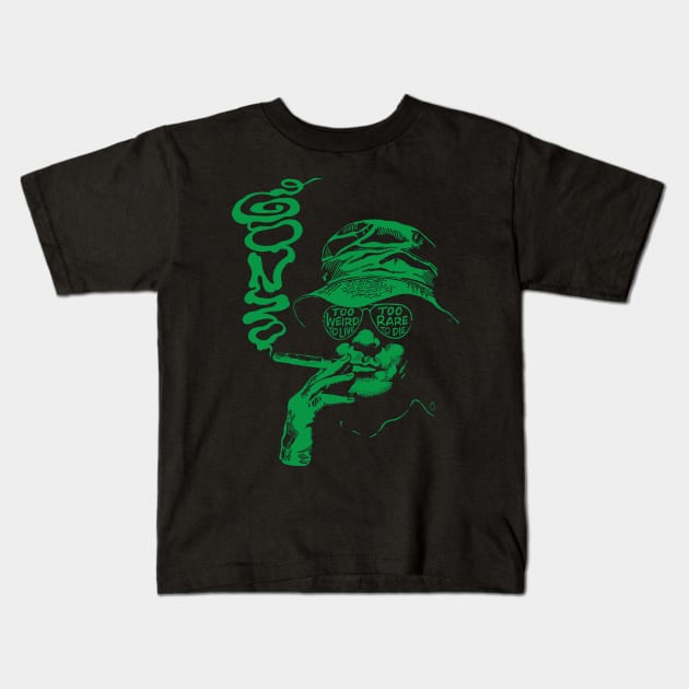 Green Gonzo Kids T-Shirt by marieltoigo